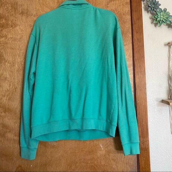 PINK Victoria’s Secret Teal Green Quarter Zip - Picture 6 of 9